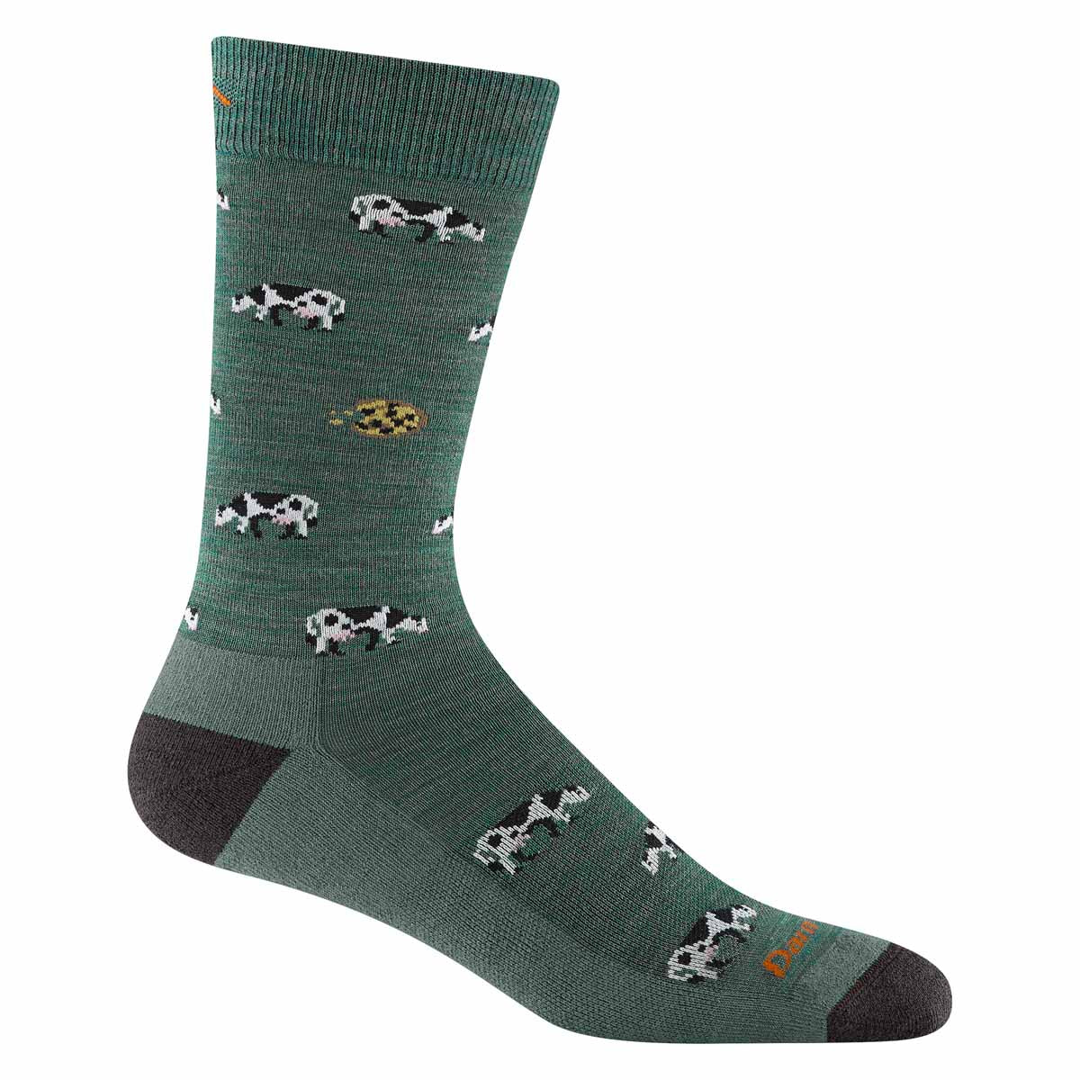 Darn Tough Men's Dairy Air Crew Lightweight Cushion Lifestyle Socks