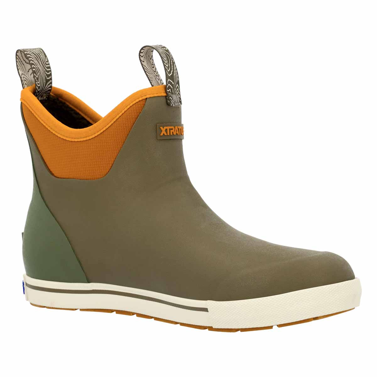 Xtratuf Men's Camp Ankle Deck Boot- Dark Olive