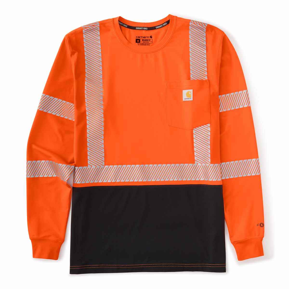 Carhartt Hi-Vis Force Relaxed Long Sleeve Class 3 T-shirt