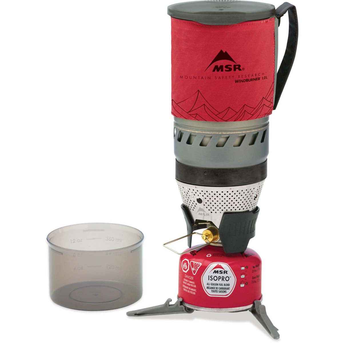 MSR Windburner 1.0L Personal Stove System - Red