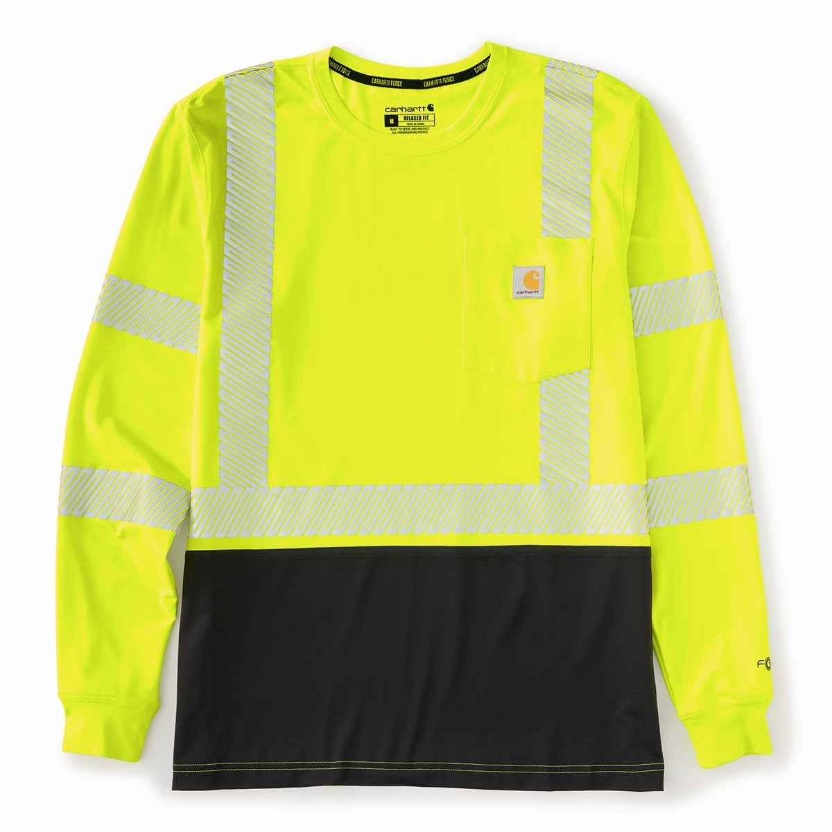 Carhartt Hi-Vis Force Relaxed Long Sleeve Class 3 T-shirt