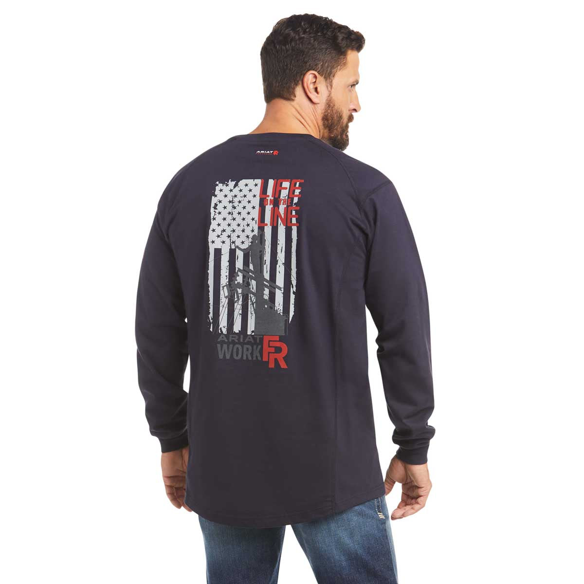Ariat FR Air Life on the Line Graphic Top