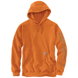 Carhartt Men's Midweight Signature Sleeve Hooded Sweatshirt