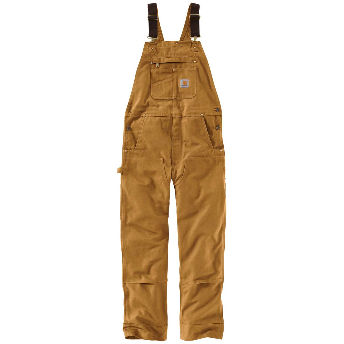 Carhartt Unlined Duck Bib Overall - Brown – Big Ray's