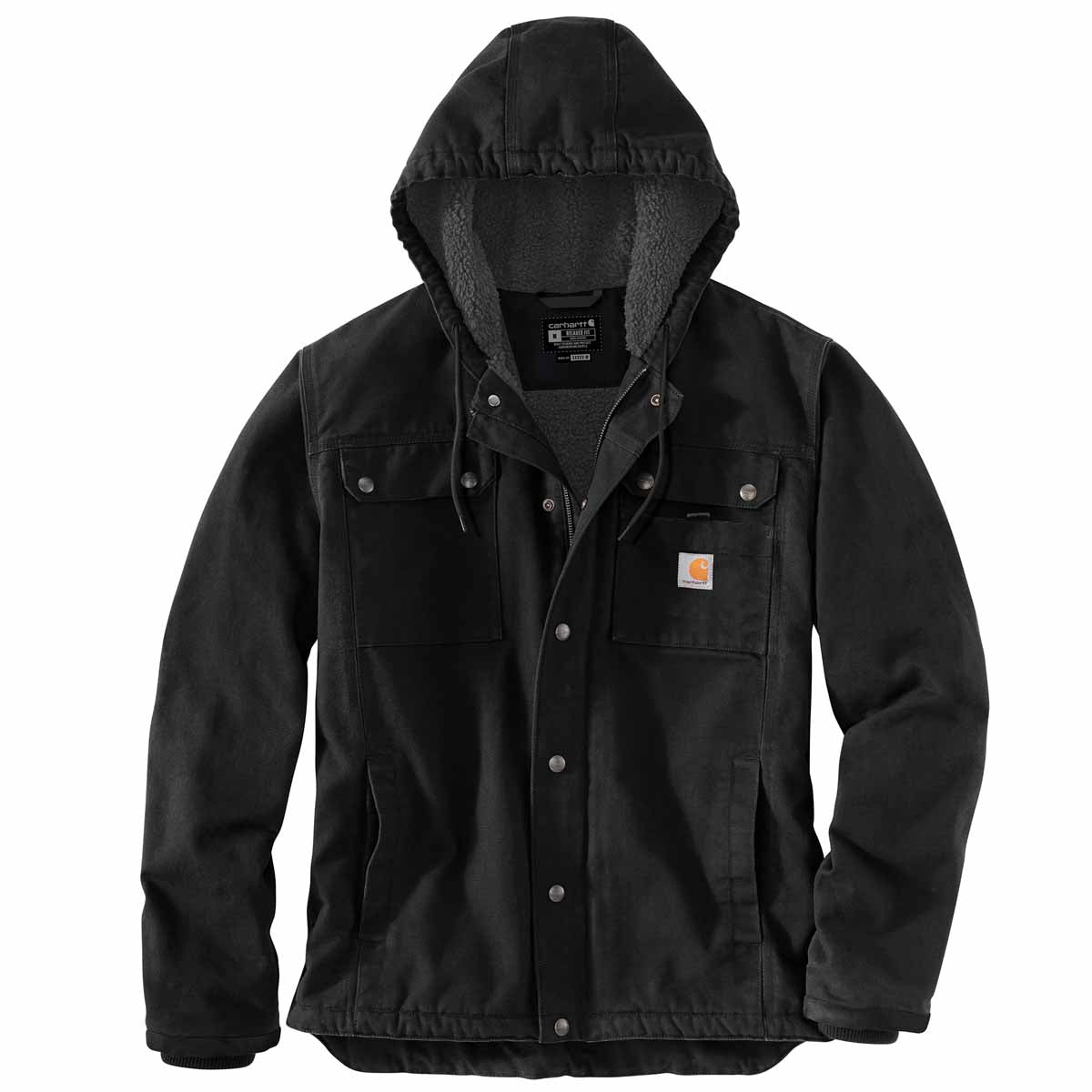 Carhartt ジャケット　ブラック　L Relaxed Fit Washed Duck Sherpa-Lined Utility Jacket – Big Ray's