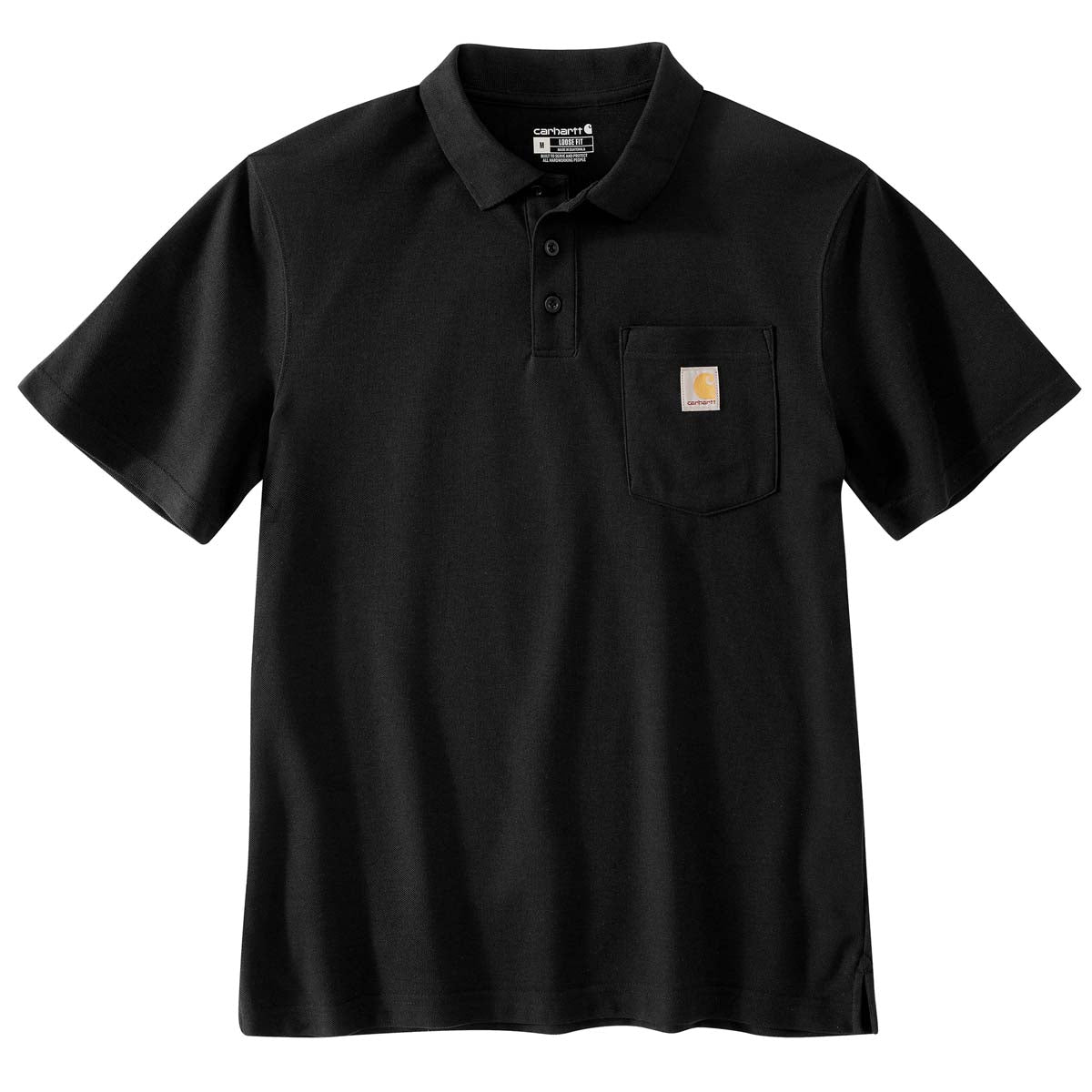 Carhartt Men's Loose Fit Midweight Short Sleeve Pocket Polo – Big