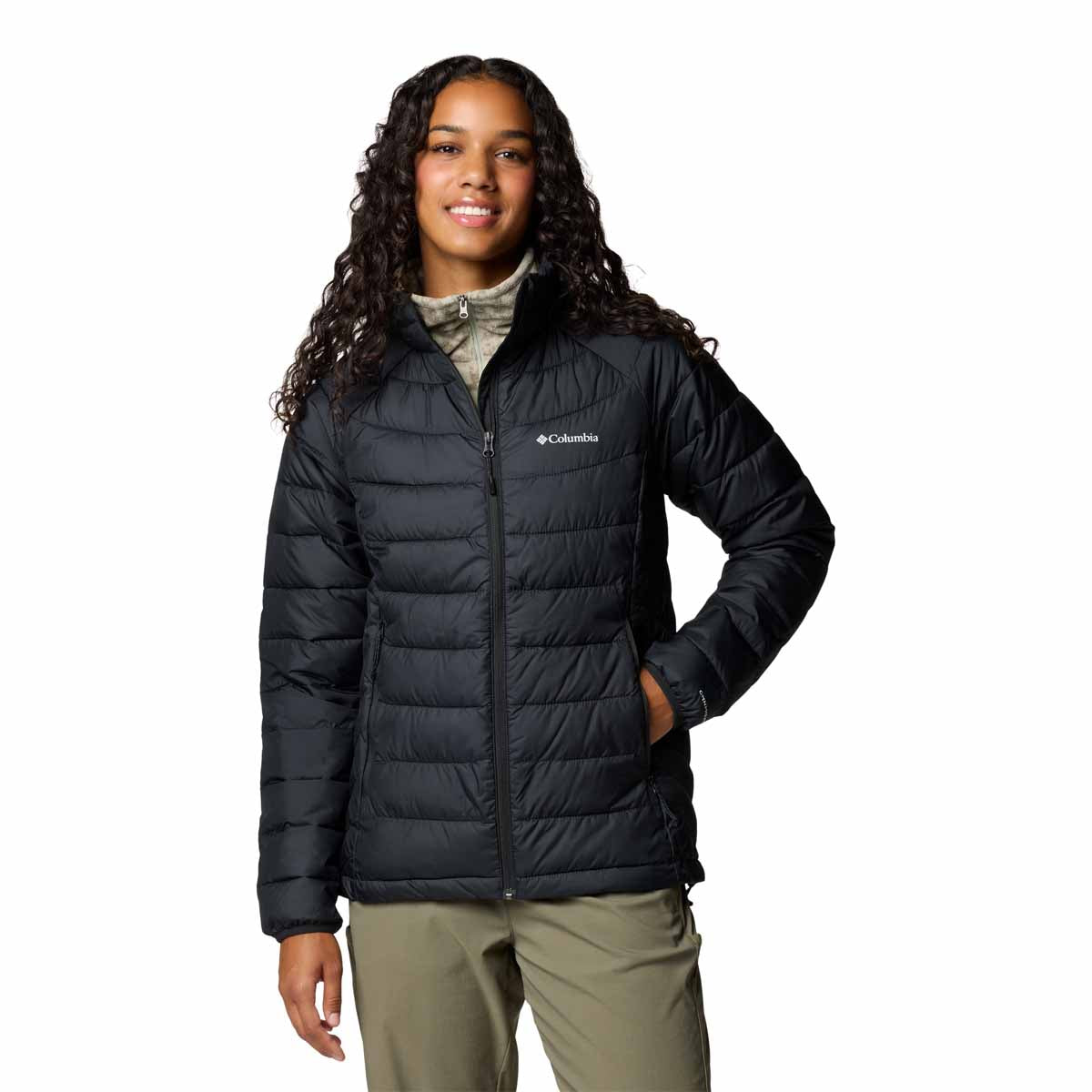 (取寄) コロンビア レディース パウダー ライト リ フルジップ ジャケット - ウィメンズ Columbia women Powder Lite II Full-Zip Jacket - Women's Black Columbia Women's Powder Lite™ II Full Zip Jacket – Big Ray's