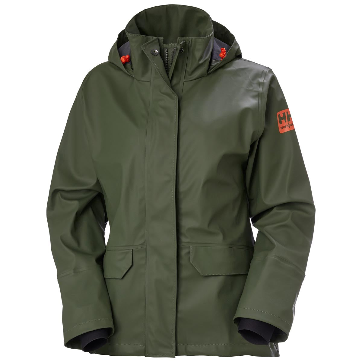 Helly Hansen Luna Waterproof Rain Jacket, Green / S